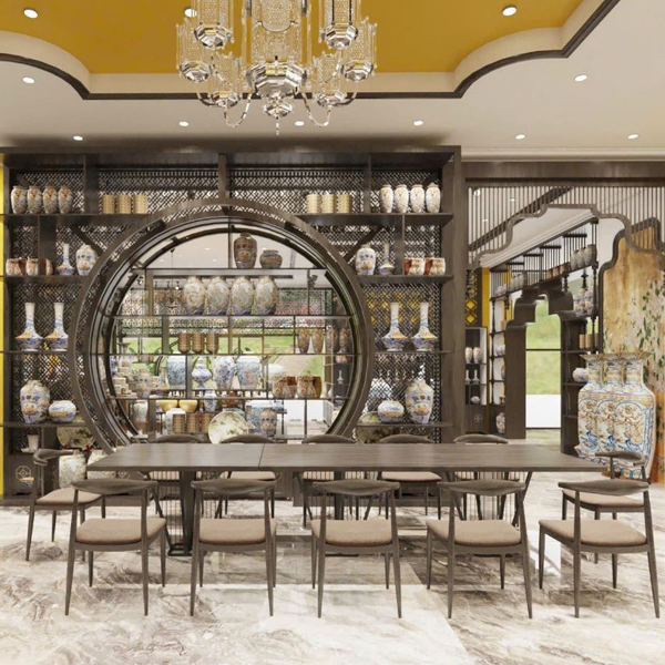 Showroom trưng bày sản phẩm gốm sứ Bát Tràng Tụ Bảo Đường